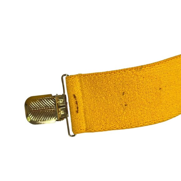 Vintage Leather Georgia Tech Yellow Jackets Suspenders University Frat NCAA - Picture 10 of 16